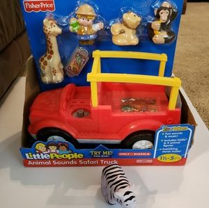 Fisher-Price Little People Animal Sounds Safari Truck
